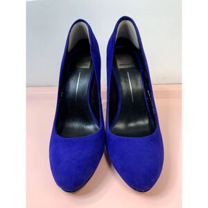 Dolce Vita Cobalt Blue Genuine Suede Pump Heels Size 8